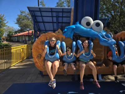 Caída de galletas en Seaworld