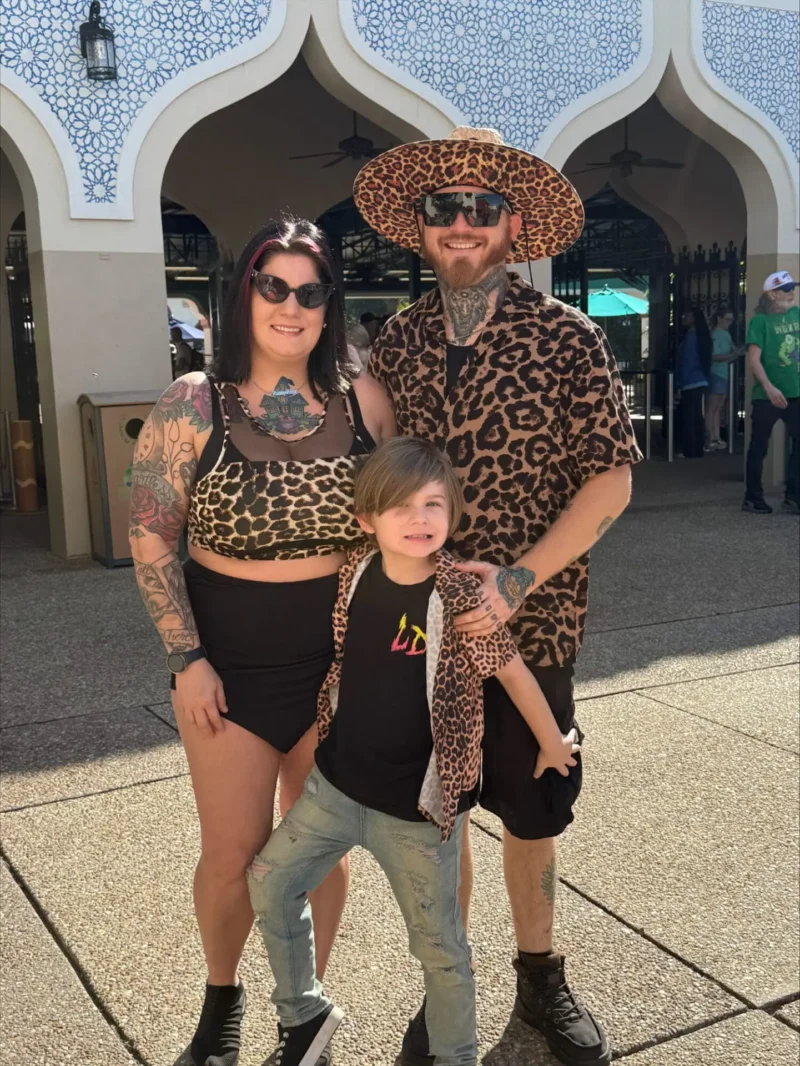 familia en el parque